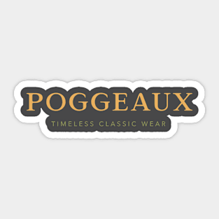 Poggeaux Sticker